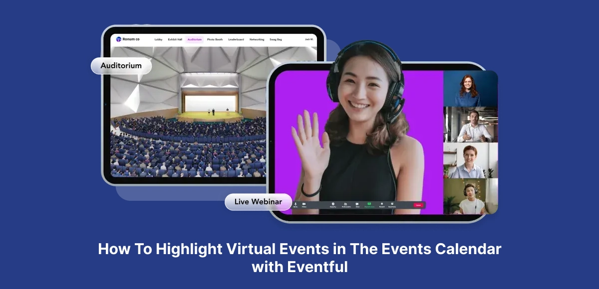 How to Highlight Virtual Events in The Events Calendar with Eventful
