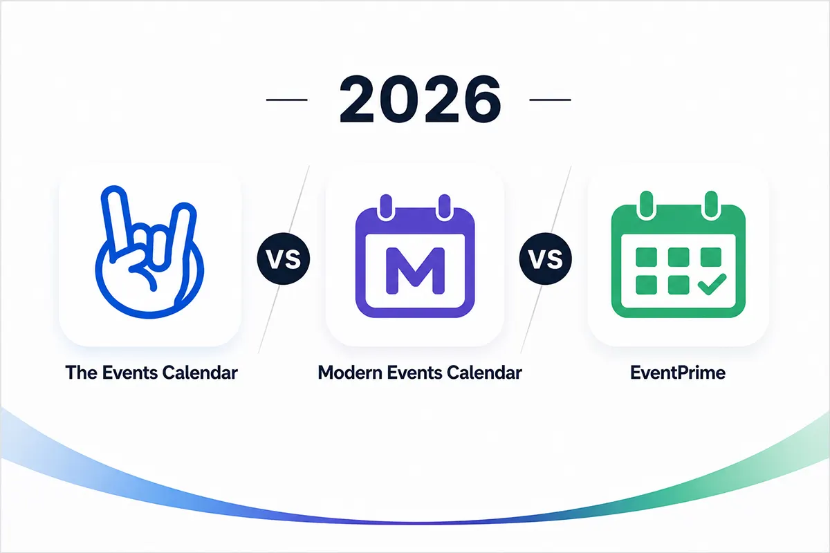The Events Calendar vs Modern Events Calendar vs EventPrime: Which Wins in 2026?