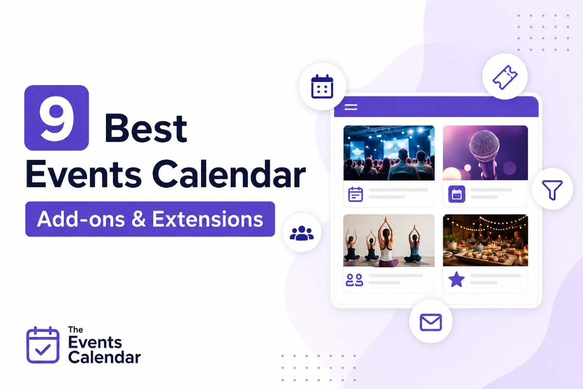 best events calendar add-ons