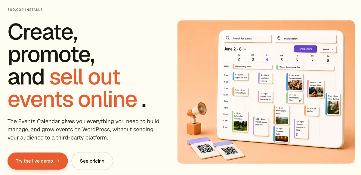 2. The Events Calendar Premium Plans — Best Official All-in-One Upgrade