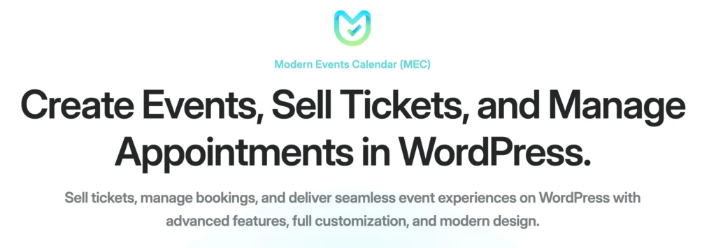 Modern Events Calendar — Best Standalone Event Plugin With a Built-In Slider