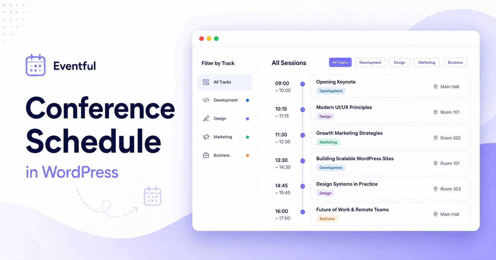 The Best Way to Display Conference & Workshop Schedules in WordPress
